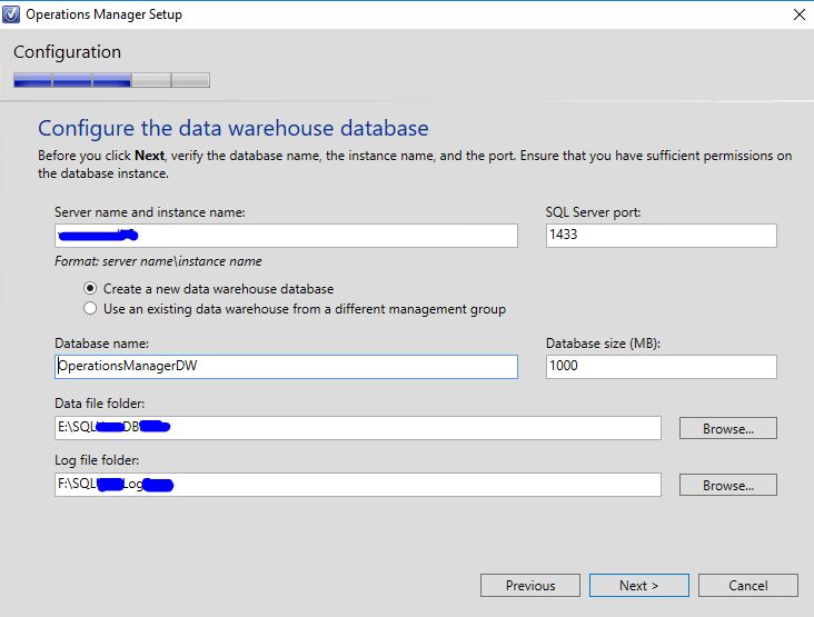 SCOM_Configure_Data_Warehouse_DB